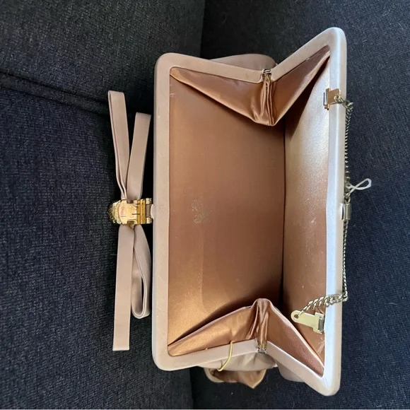 NWT 1950s vintage silk ‘After Five’ Lowy &Mund evening clutch purse w coin purse - Picture 3 of 9